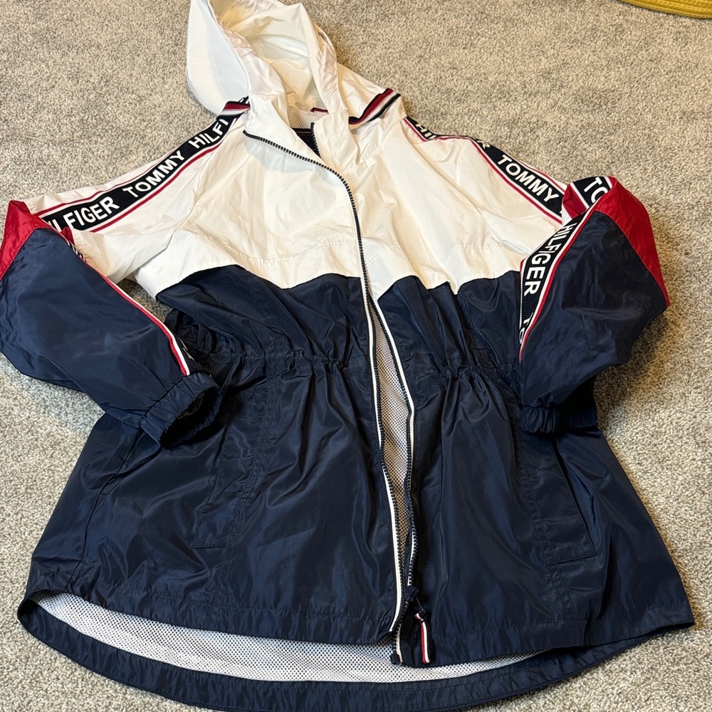 Tommy Hilfiger Colorblock Jacket - Navy, White, Red